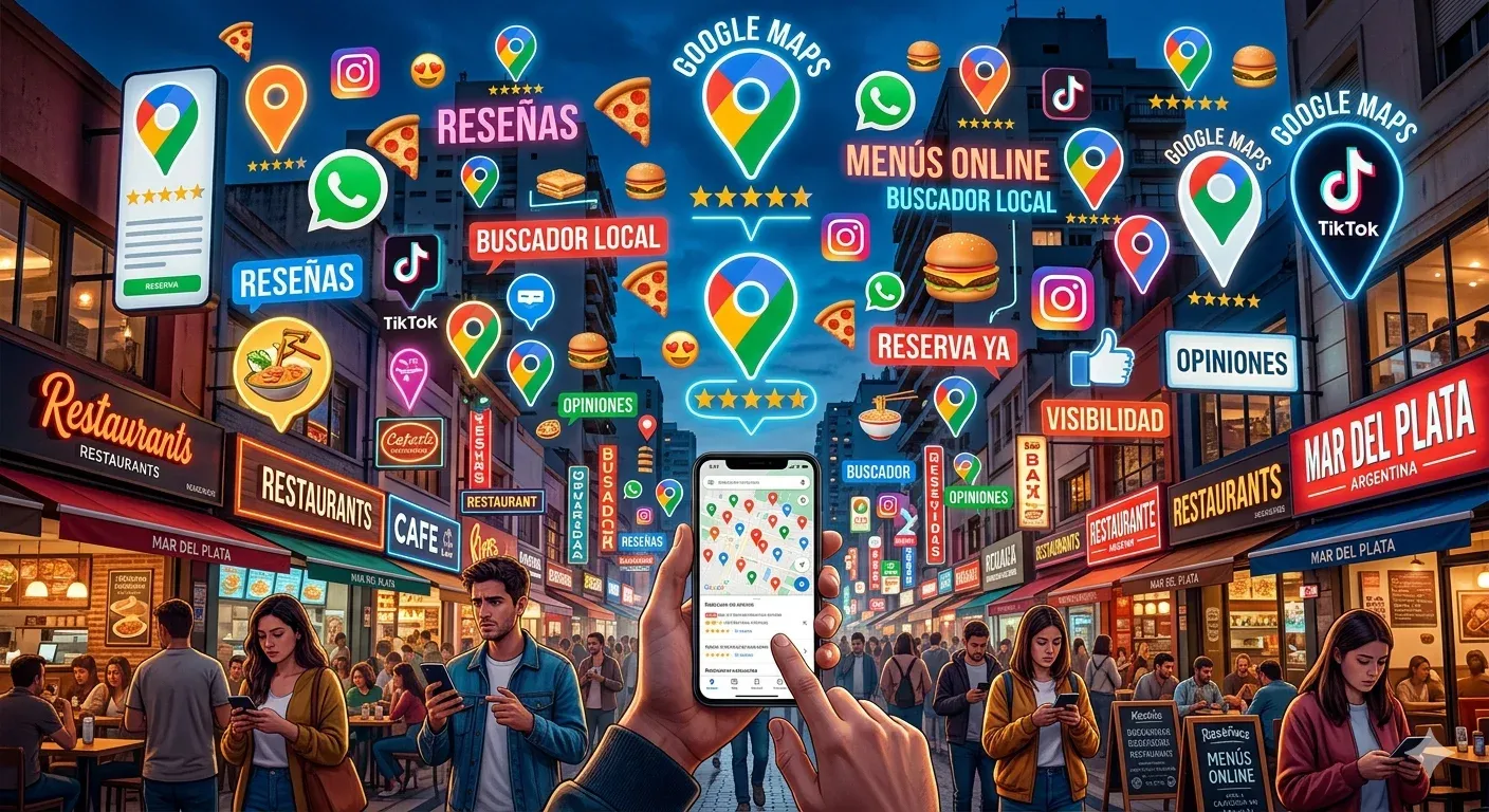 Sobreestimulacion de oferta digital en el rubro gastronomico